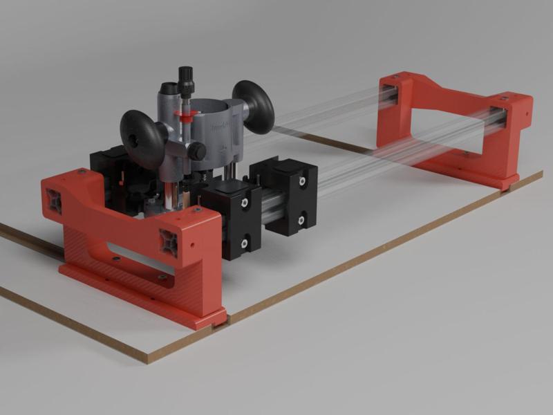 Router Sled - Components for a DIY Wood Planer
