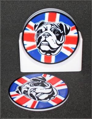 British Bulldog Coasters