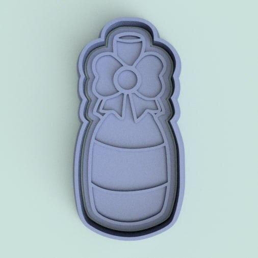 champagne cutter + champagne stamp / champagne cutter + stamp