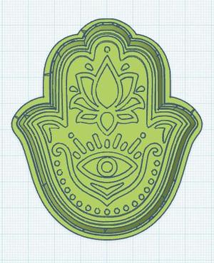 HAMSA MANO DE FATIMA COOKIE CUTTER COOKIE CUTTER