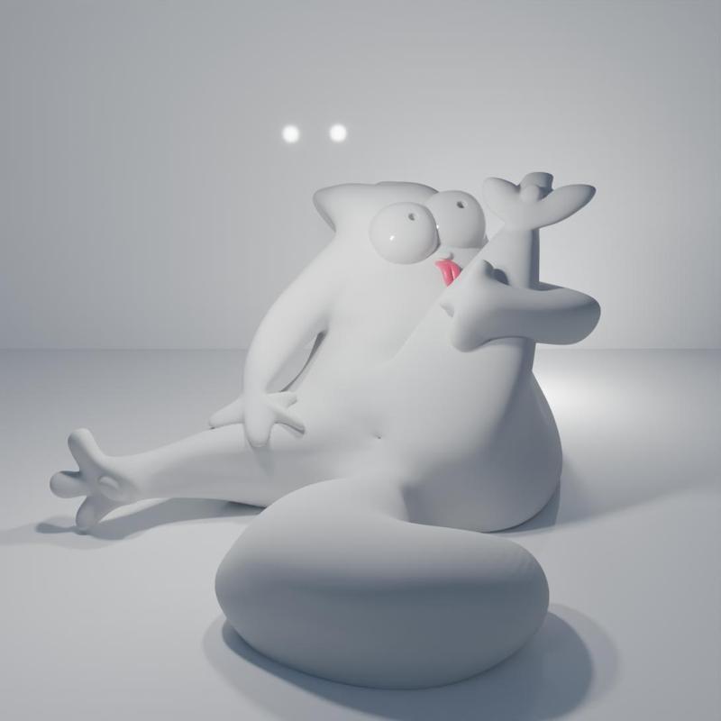 Cat (model inspired by simon's cat)