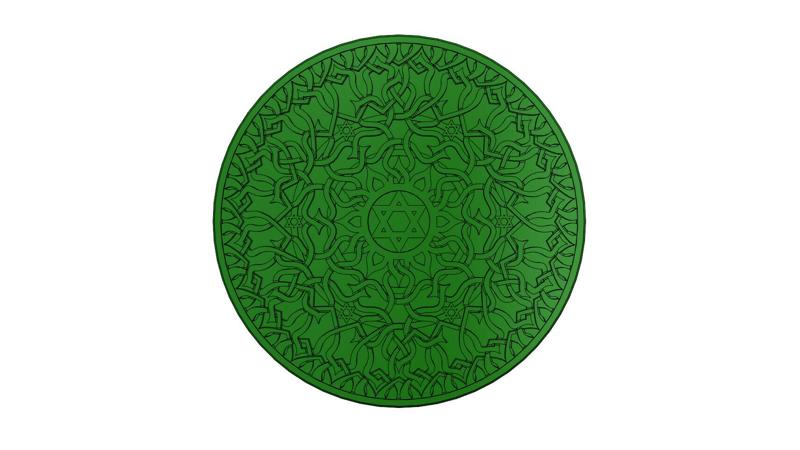 Hearth Chakra Coaster