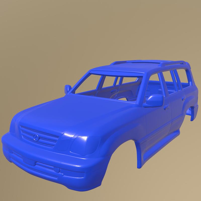 Lexus LX J100 2003 PRINTABLE CAR BODY