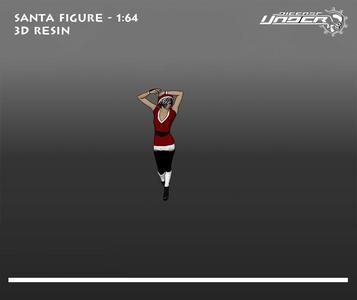 SANTA GIRL  - SCALE 164 - 3D PRINT MODEL