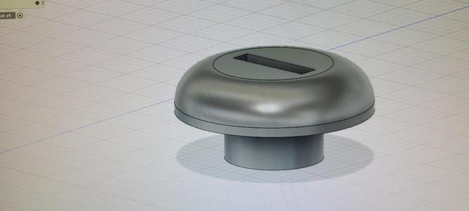 Vanagon A/C Trim Fasteners, plenum nut