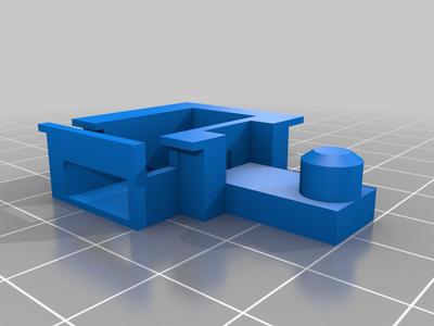 MECANISMO PUERTA DE ALUMINIO, DISEÑO 3D, IMPRESION 3D