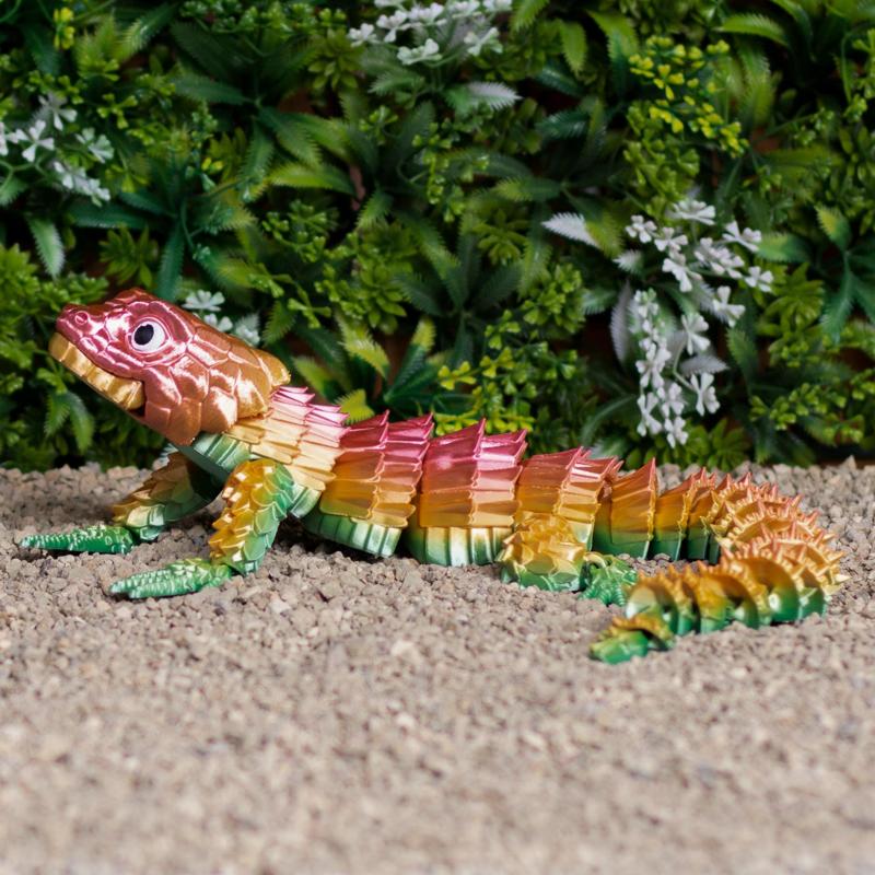 ARMADILLO LIZARD CARTOON, FLEXI, ARTICULATED