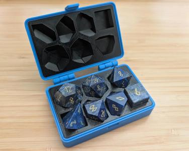 Protective Case for Polyhedral Dice   