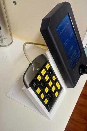 Holder for numeric keyboard TK-5