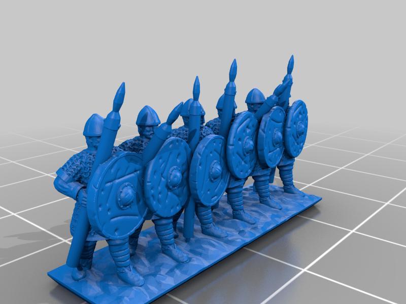 Dark Ages - Theign warriors armoured 