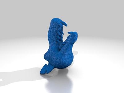 Pickle Rick Rat Head Filament Clip