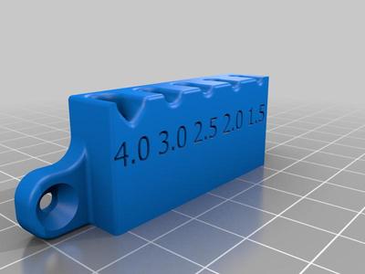 Allen Hex wrench holder for Ender sizes