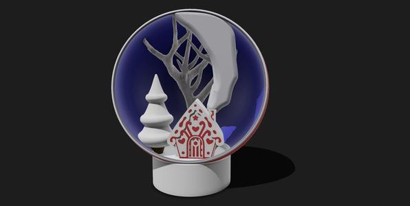 Winter Globe Scene