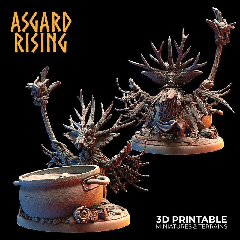 GOBLIN: Goblin Shaman /Modular/ /Pre-supported/