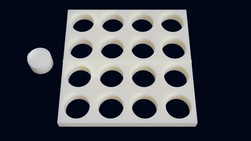 3D Printing Tolerance Board Using 22mm 608 Bearing with Printed Dowel