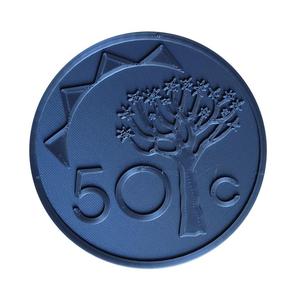 Coin coaster Namibia 50c