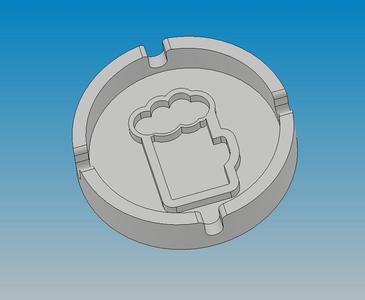 Aschenbecher mit Bierkrug /Ashtray Beer 