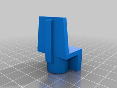 Ironing board slider clip
