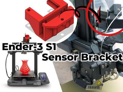 Horizontal supply Filament Sensor Bracket For Ender 3 S1