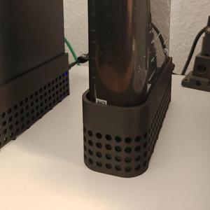 Cooler for Western Digital (WD) Elements Desktop HDD with two 40mm Fans powered by USB-C
