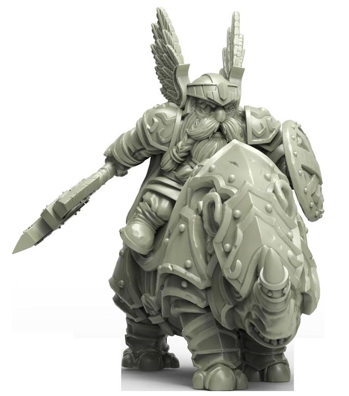 Heresylab - Dwarf King on Rhino