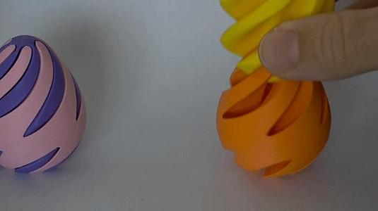 Easter egg spiral fidget toy TwistEgg