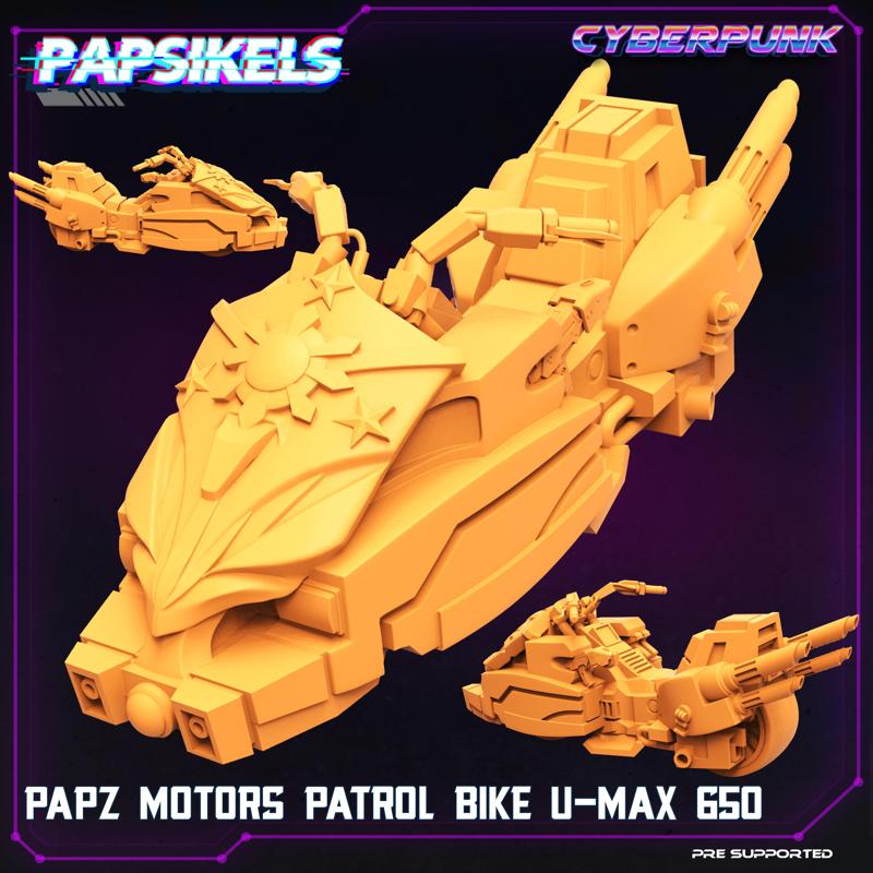 PAPZ MOTORS PATROL BIKE U-MAX 650