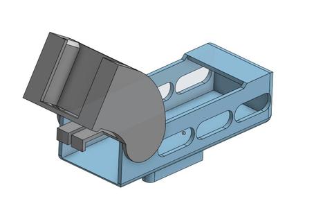 External Battery Mounting for NERF Tactical Rail