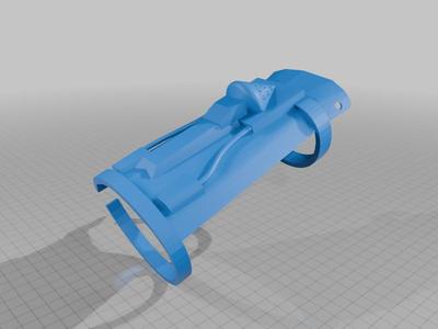 remixed mandalorian gauntlet wrist guard with whistling birds