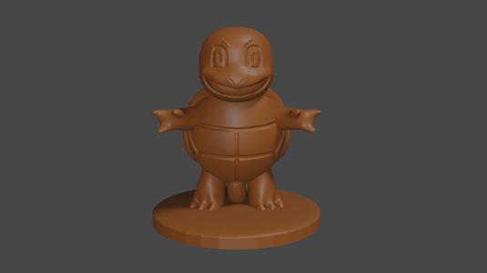 Pokemon inspired, Squirtle Tabletop DnD miniature