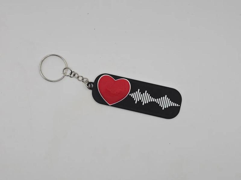 "I Love You" Soundwave Keychain #1   