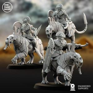 Skeleton Beast Riders - Mummified Undead
