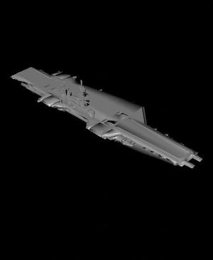 1/1250 Scale USS Midway CV-41 1982.stl