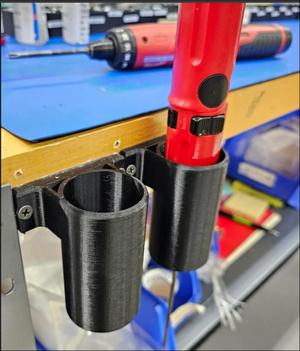 Mounted Electric Screwdriver Holder