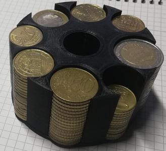 Euro coin drawer