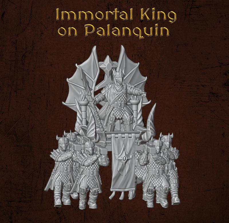 Immortal King on Palanquin