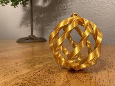 Spiral Christmas Ornament