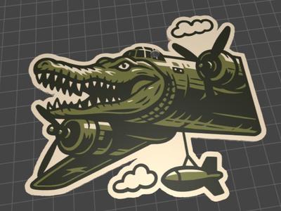 Bombardiro Crocodilo Keychain