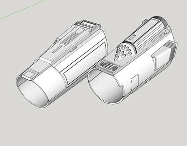 The Mandalorian Beskar vambraces split