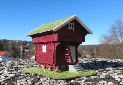 Stabbur in H0 scale