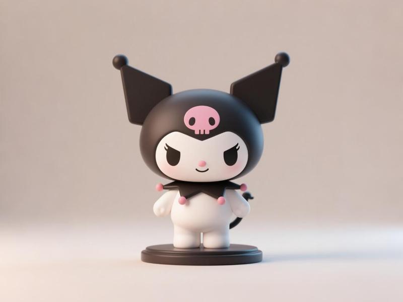 Chibi Sanrio 3D Kuromi - Girl's Children's Day Gift - Kuromi Figure Coloring Toy Rabbit