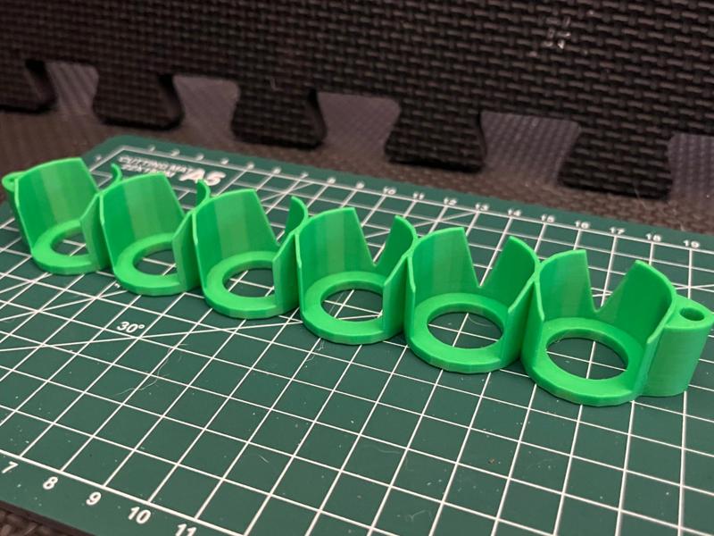 Lower Profile holders for Vallejo Paint racks