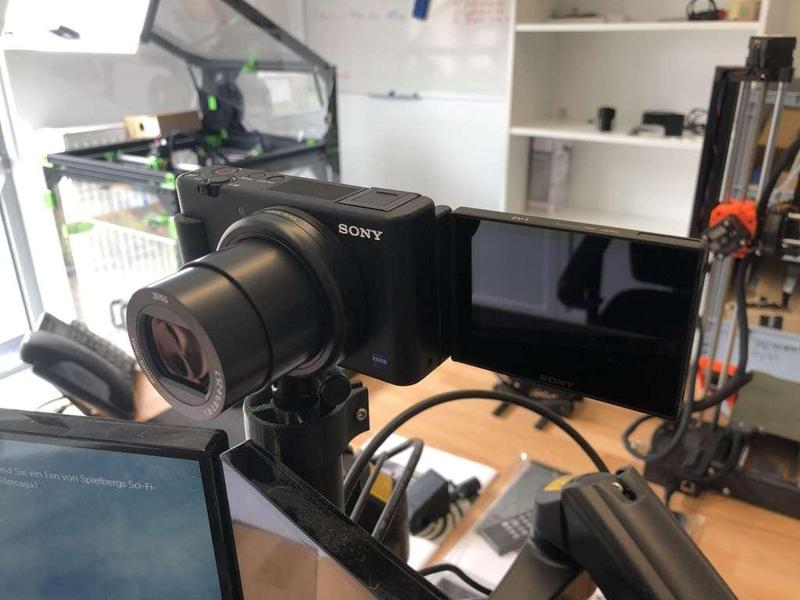 Camera webcam mount for screen holder