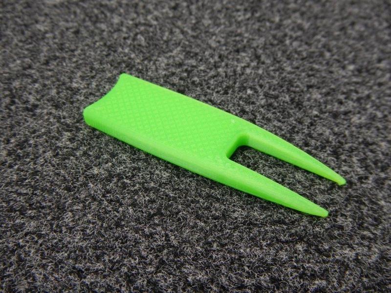 Golf Divot Tool with Club Holder