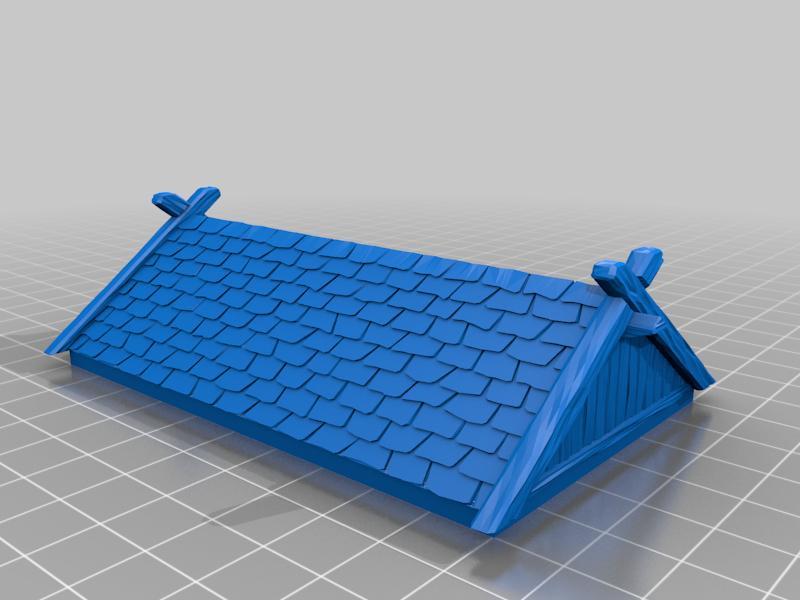 Heroscape Style Stone Fort With Straw Roof Remix