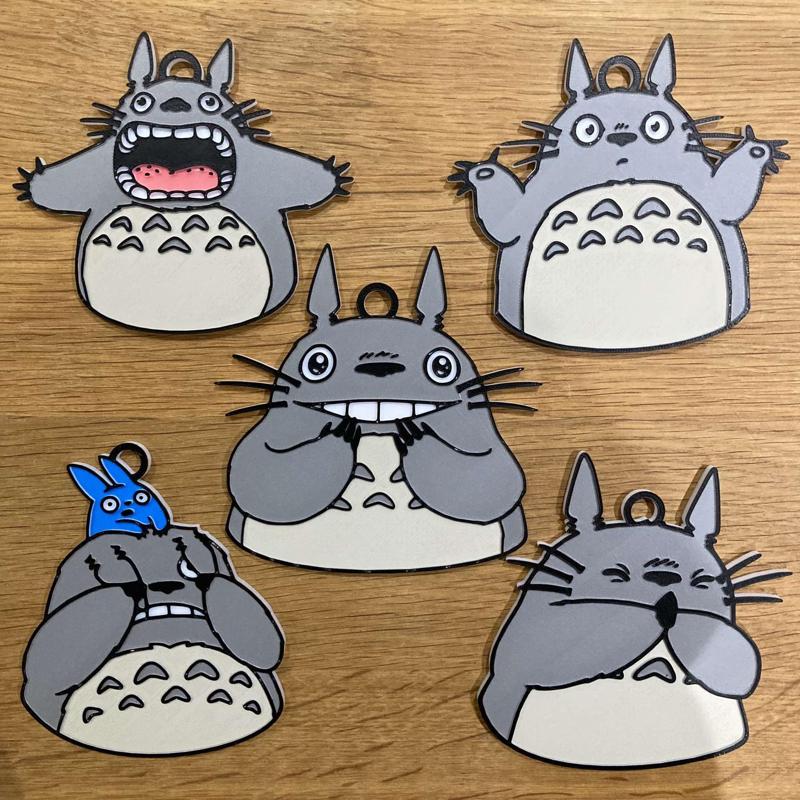 Set of 5 Ghibli Totoro Ornaments