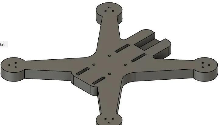 Mini drone frame, fits any regular flight controler!   
