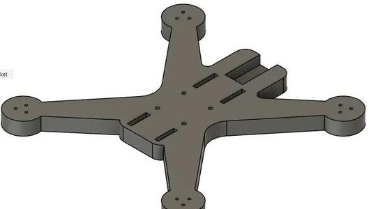 Mini drone frame, fits any regular flight controler!   
