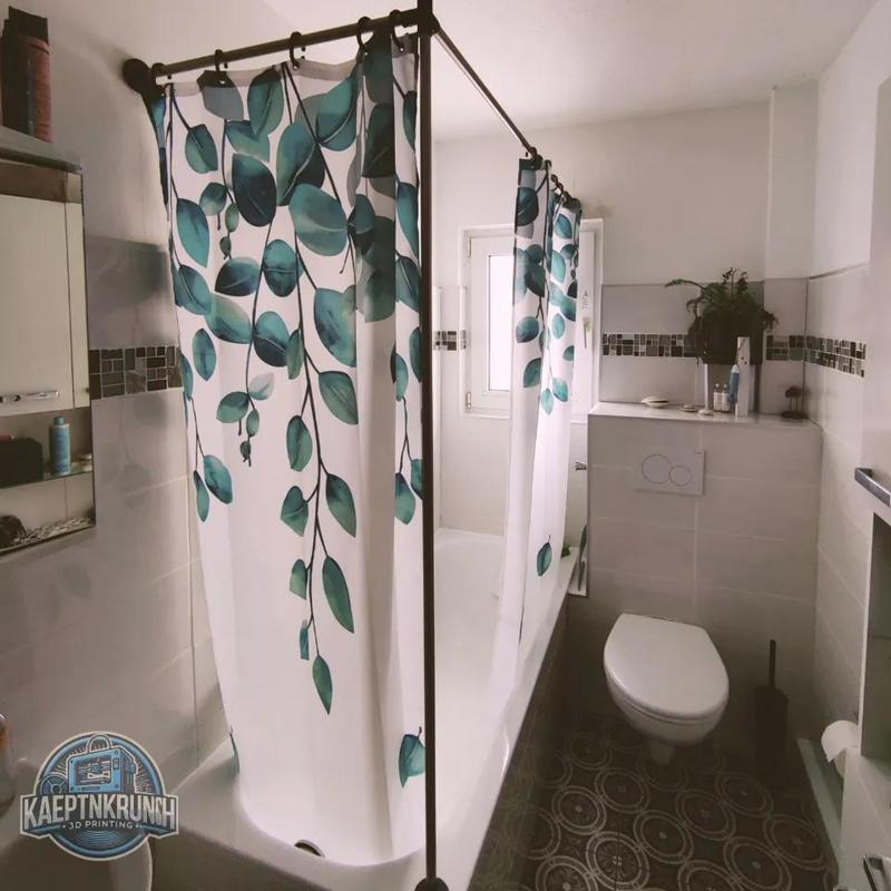 Kaeptn's shower curtain rod   