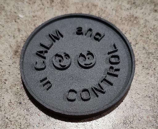 Frustration/Calm coin